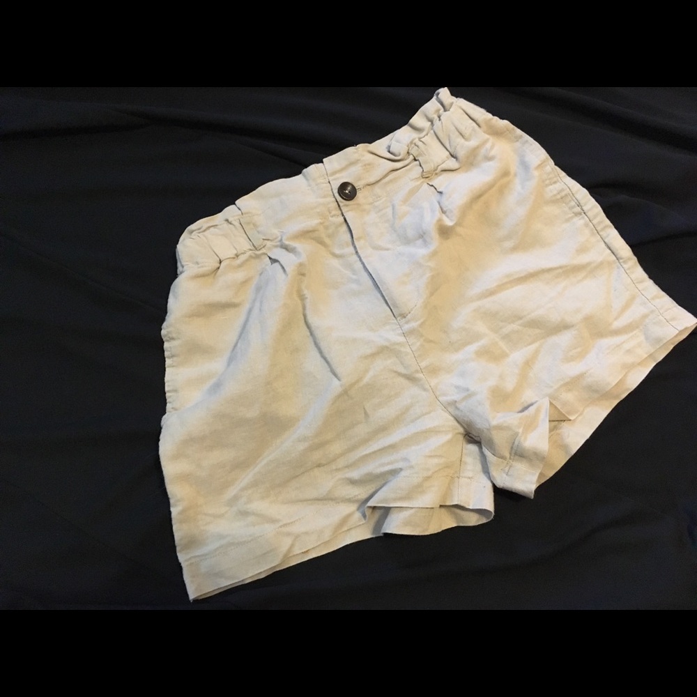 Ya Khaki Shorts Elastic Waistband Women’s